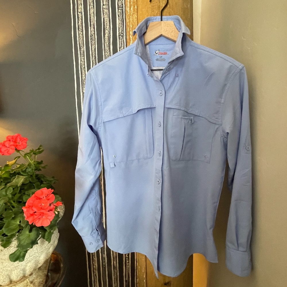 Sportsman Blue Shirt w/ roll sleeves